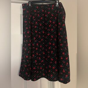 ELOQUII x Draper James Floral Midi Skirt